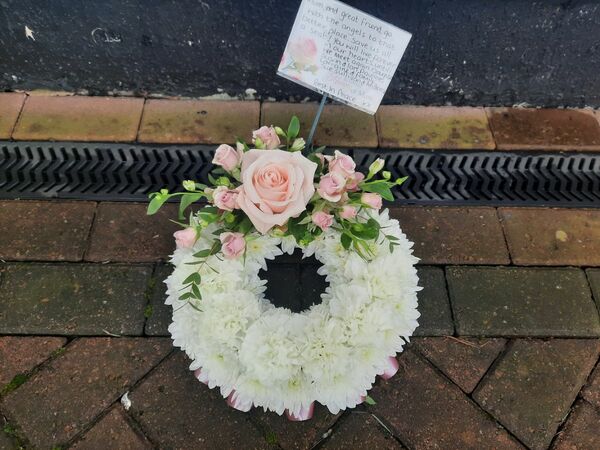 Flowers delivered to customer