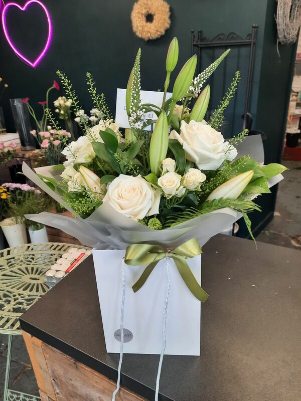 Flowers delivered to customer
