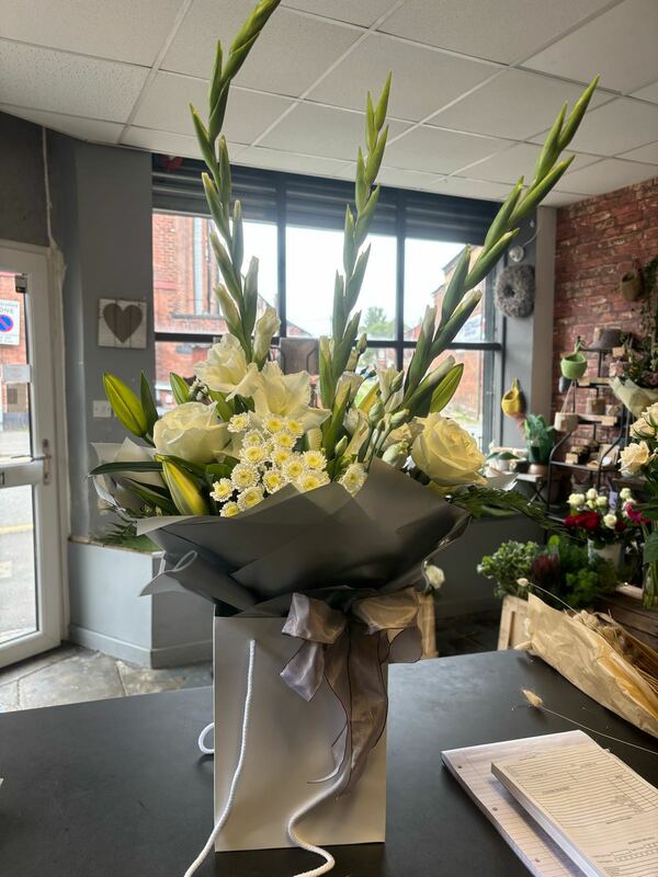 Flowers delivered to customer