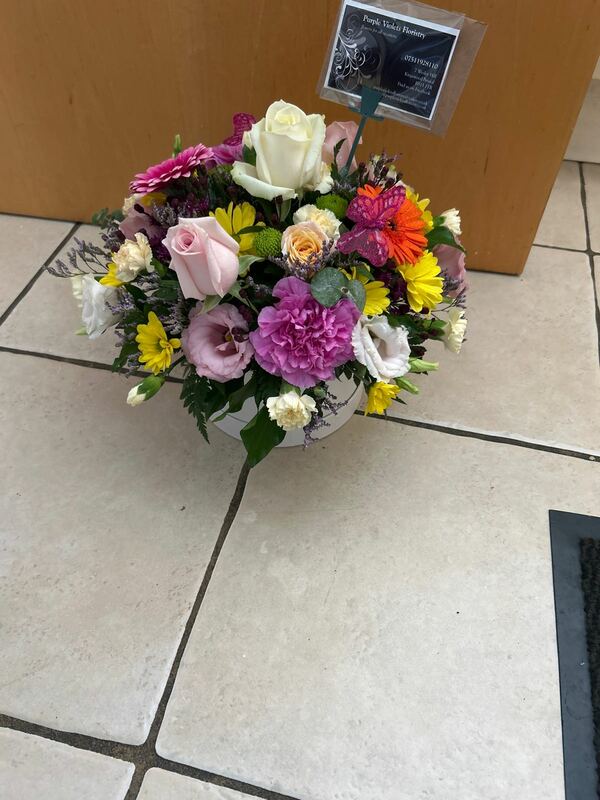 Flowers delivered to customer