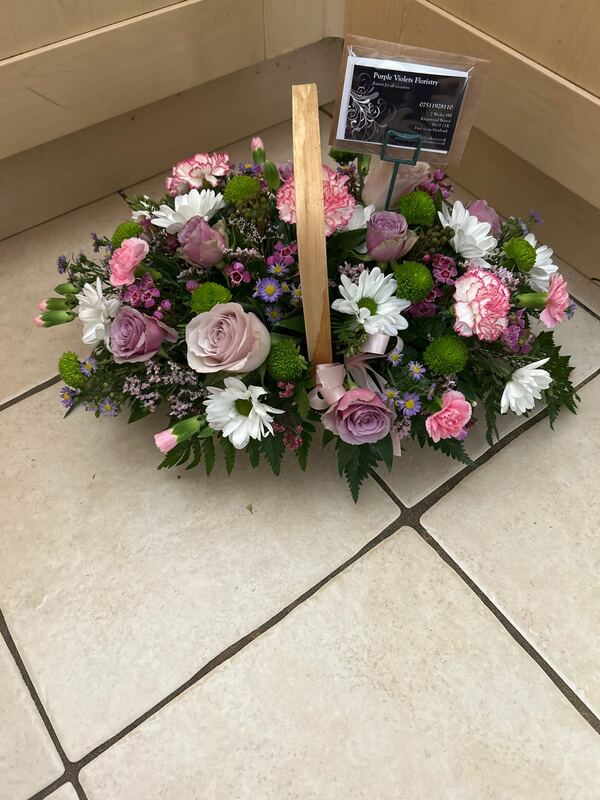 Flowers delivered to customer
