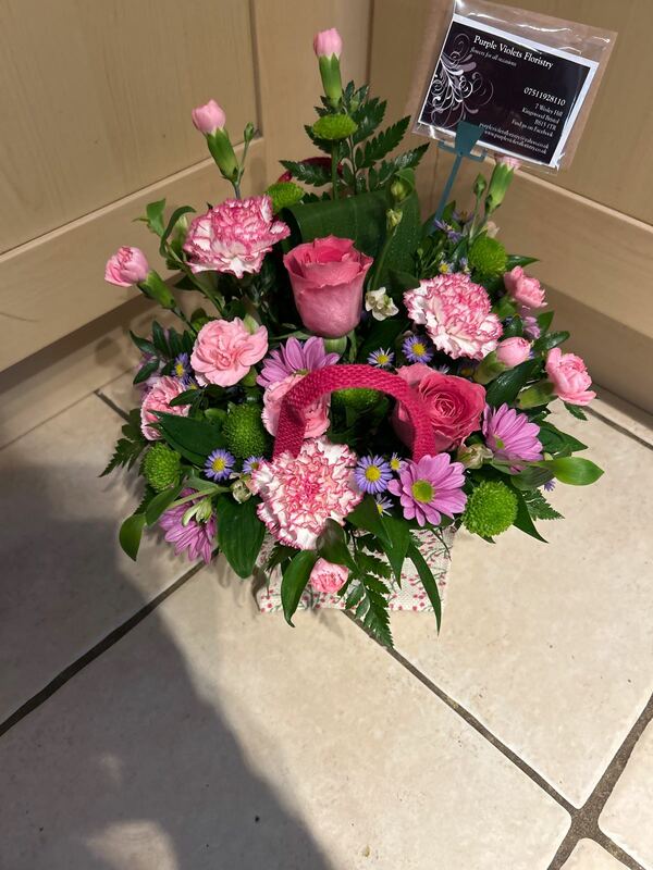 Flowers delivered to customer