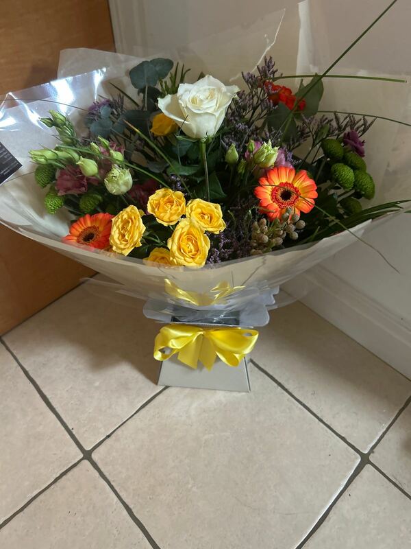 Flowers delivered to customer