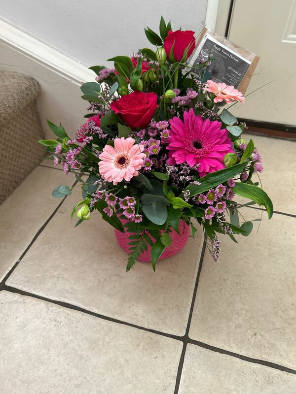Flowers delivered to customer
