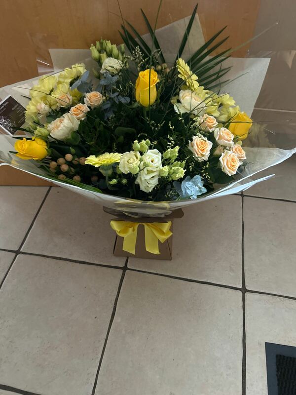 Flowers delivered to customer