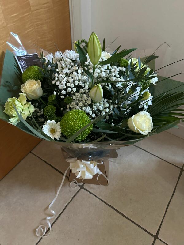 Flowers delivered to customer
