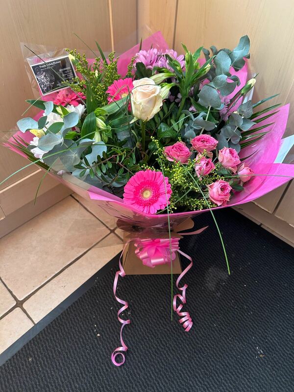 Flowers delivered to customer