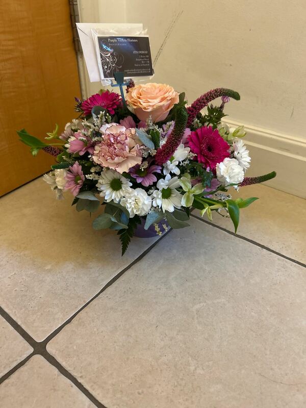 Flowers delivered to customer