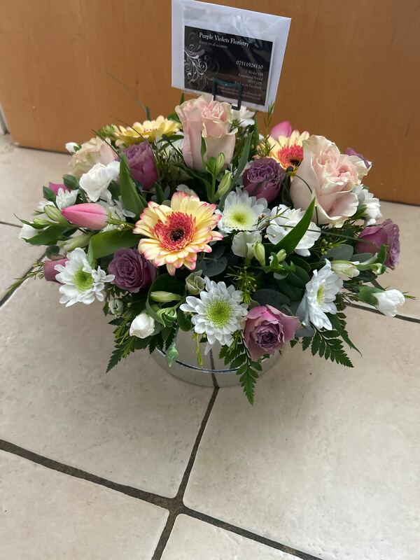 Flowers delivered to customer