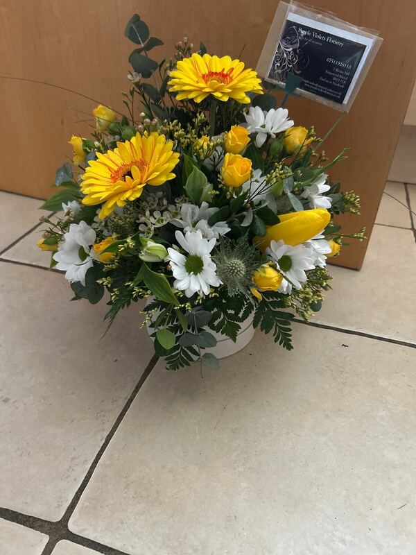 Flowers delivered to customer