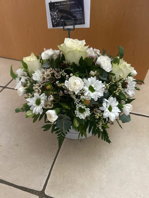 Flowers delivered to customer