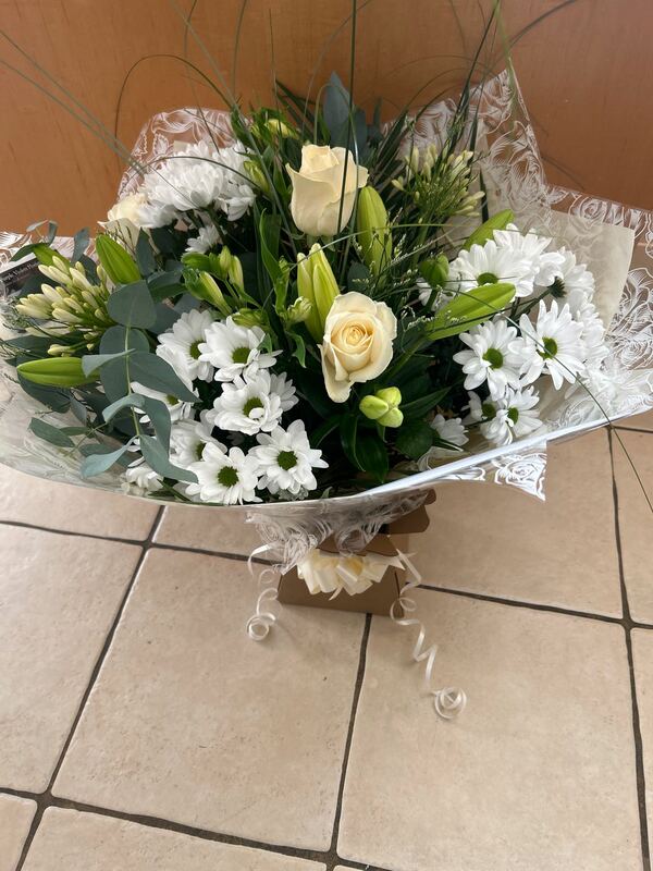 Flowers delivered to customer