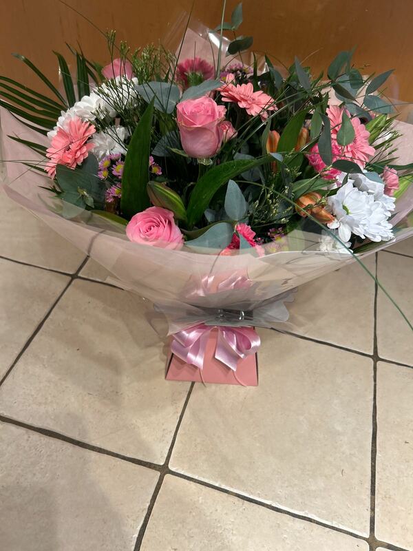 Flowers delivered to customer