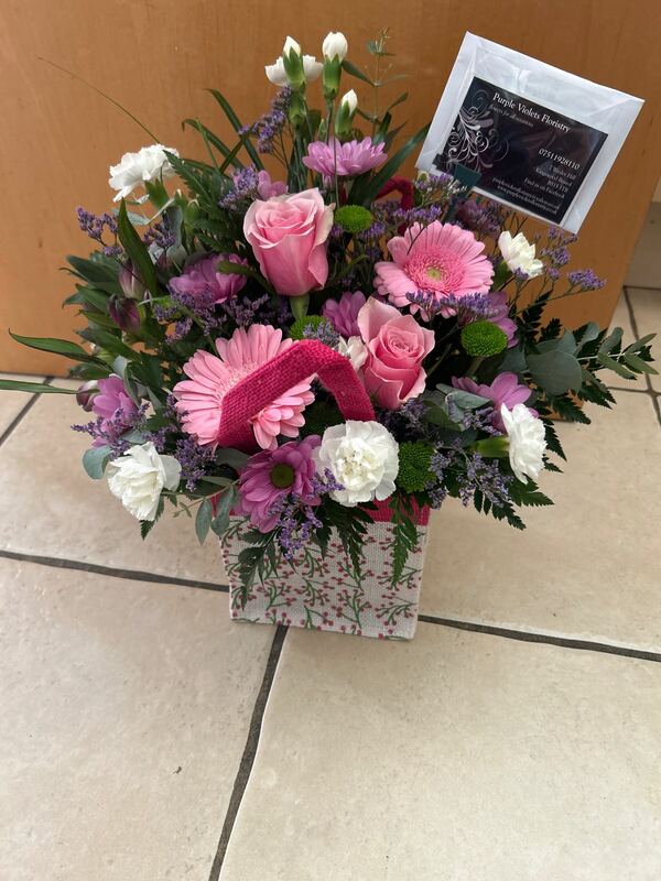 Flowers delivered to customer