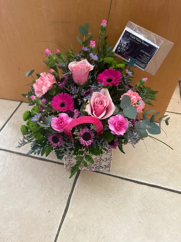 Flowers delivered to customer