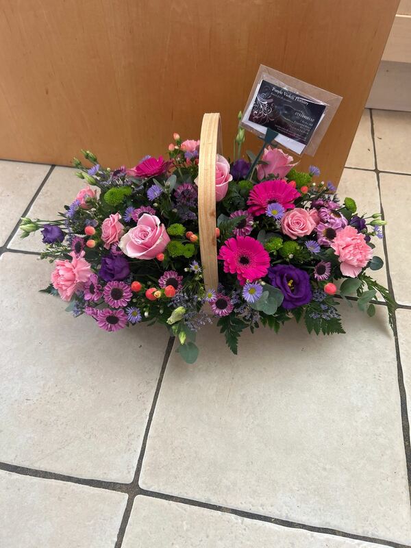 Flowers delivered to customer