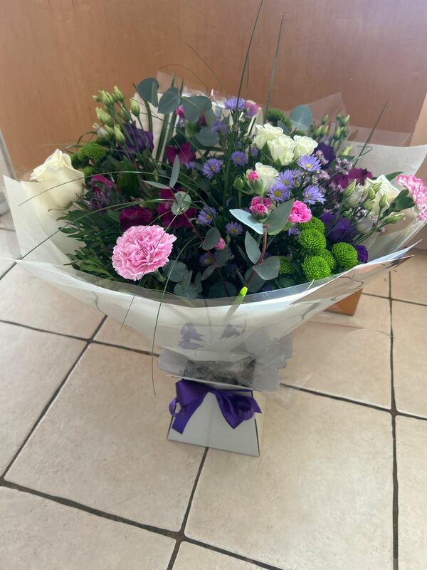 Flowers delivered to customer