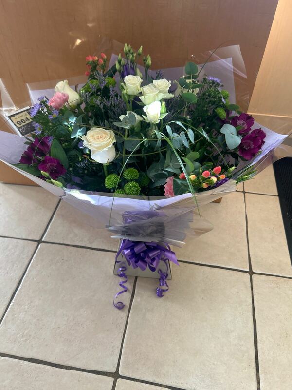 Flowers delivered to customer