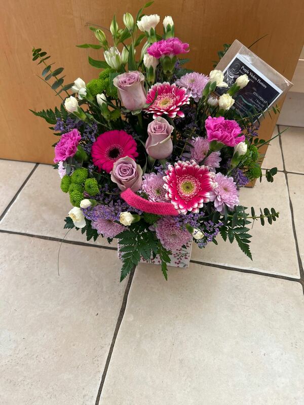 Flowers delivered to customer