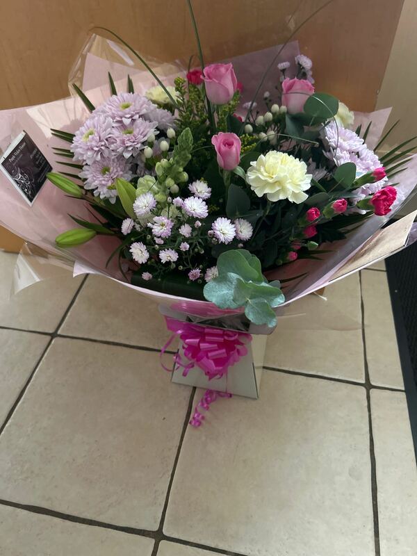 Flowers delivered to customer