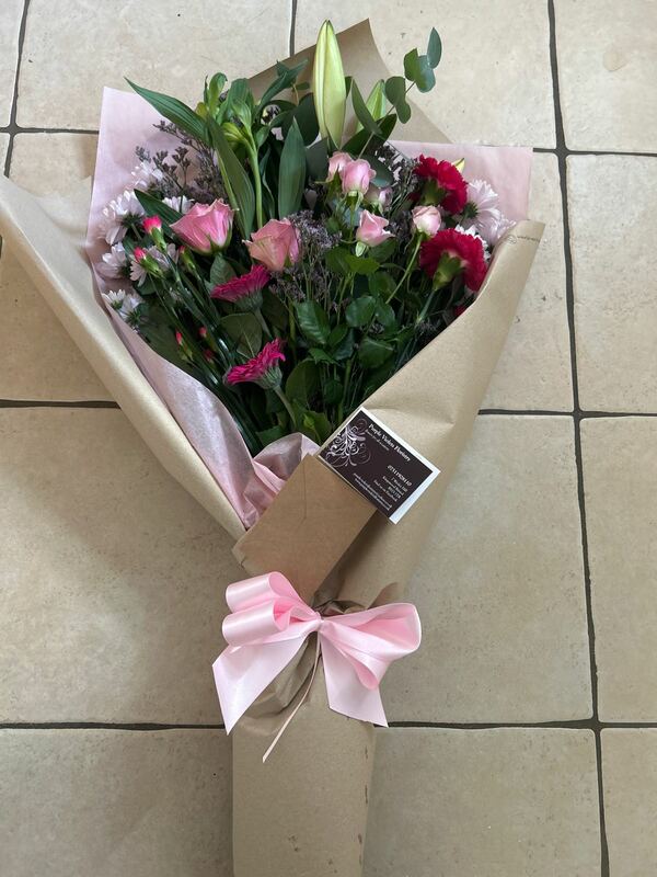 Flowers delivered to customer