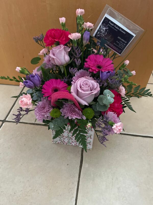 Flowers delivered to customer