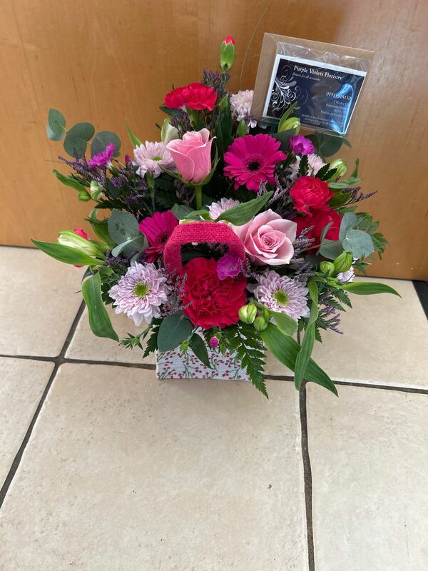 Flowers delivered to customer