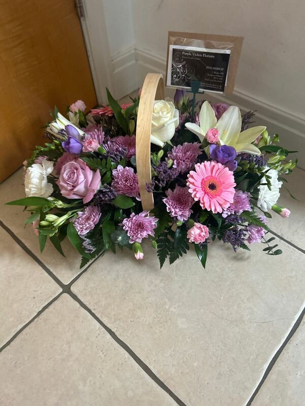 Flowers delivered to customer