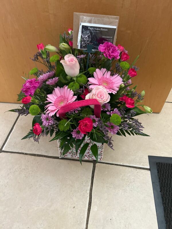 Flowers delivered to customer