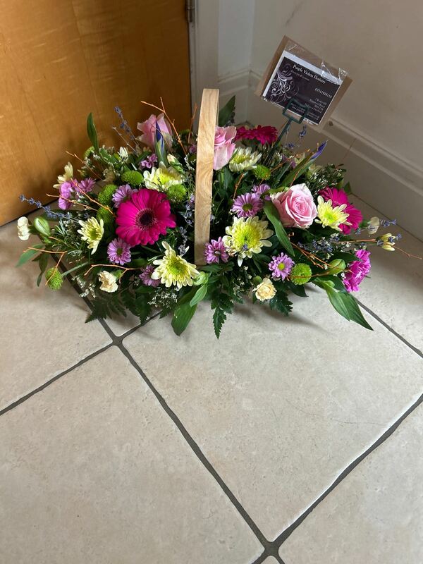 Flowers delivered to customer