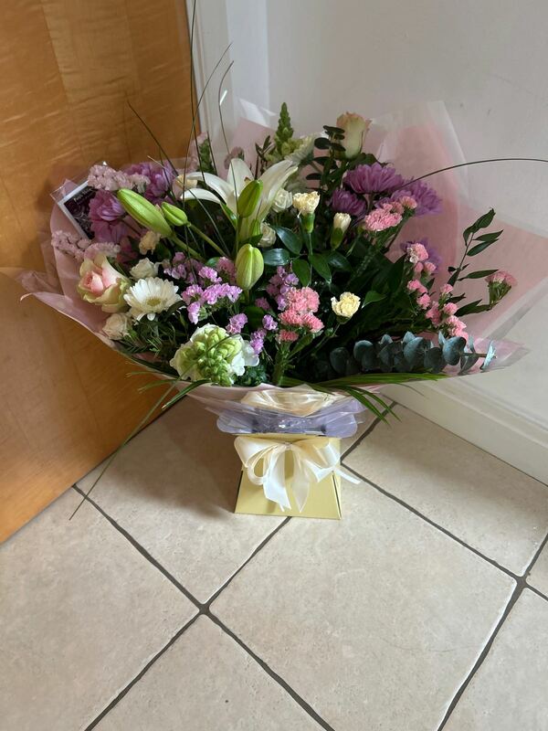 Flowers delivered to customer