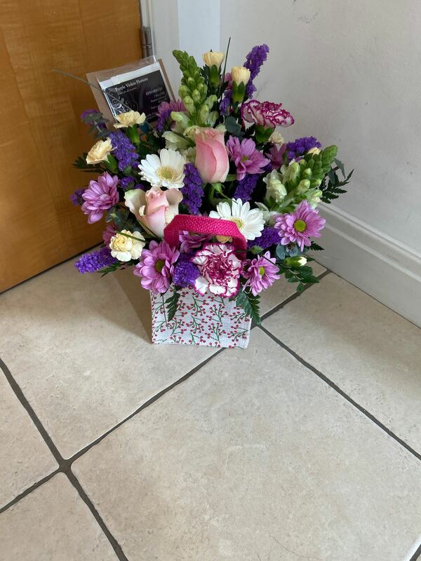 Flowers delivered to customer