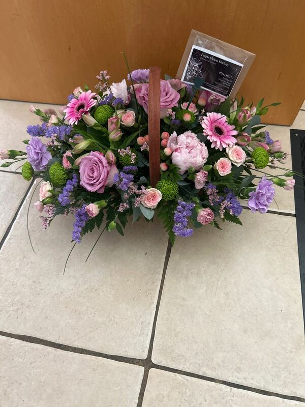 Flowers delivered to customer