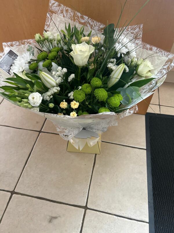 Flowers delivered to customer