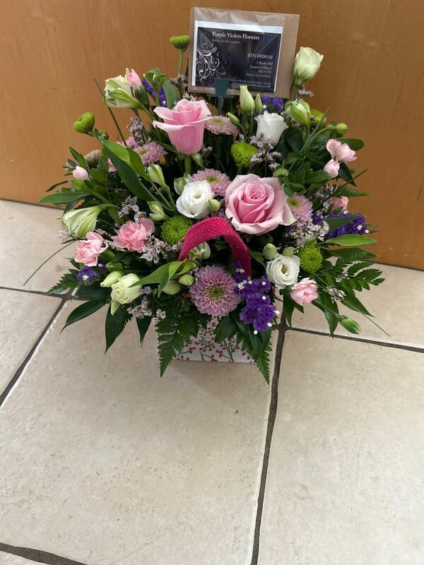 Flowers delivered to customer