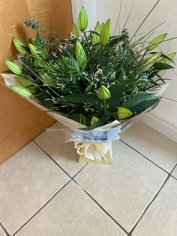 Flowers delivered to customer