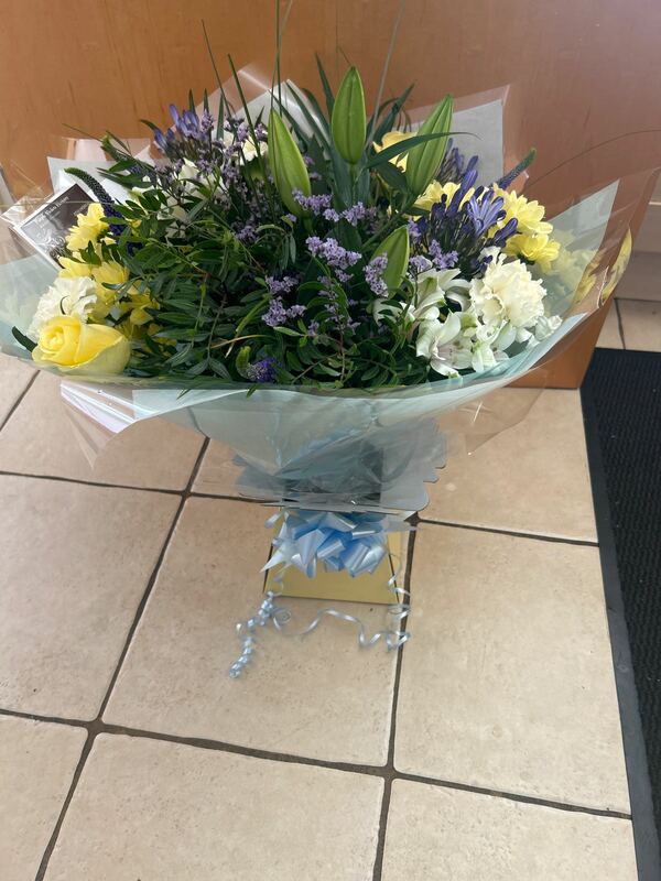 Flowers delivered to customer