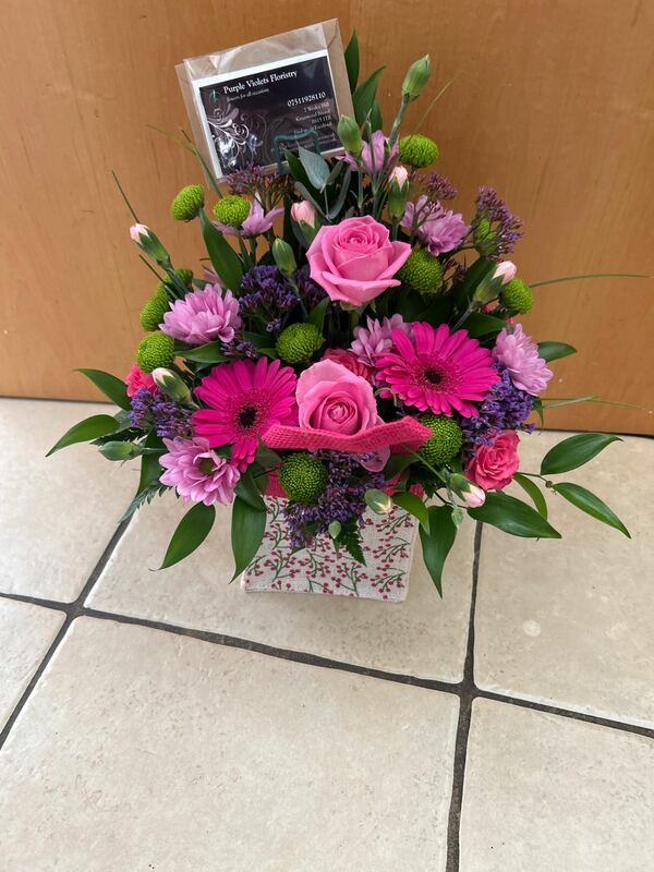 Flowers delivered to customer