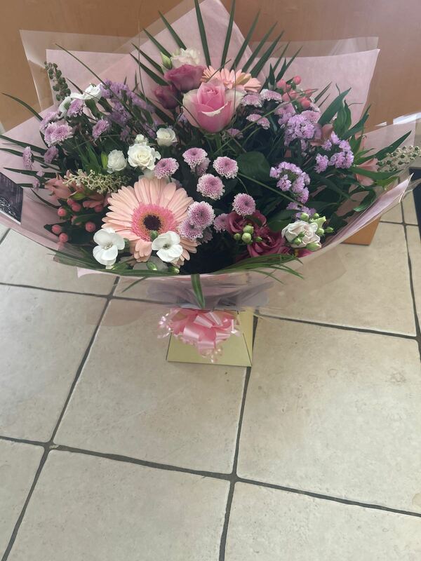 Flowers delivered to customer