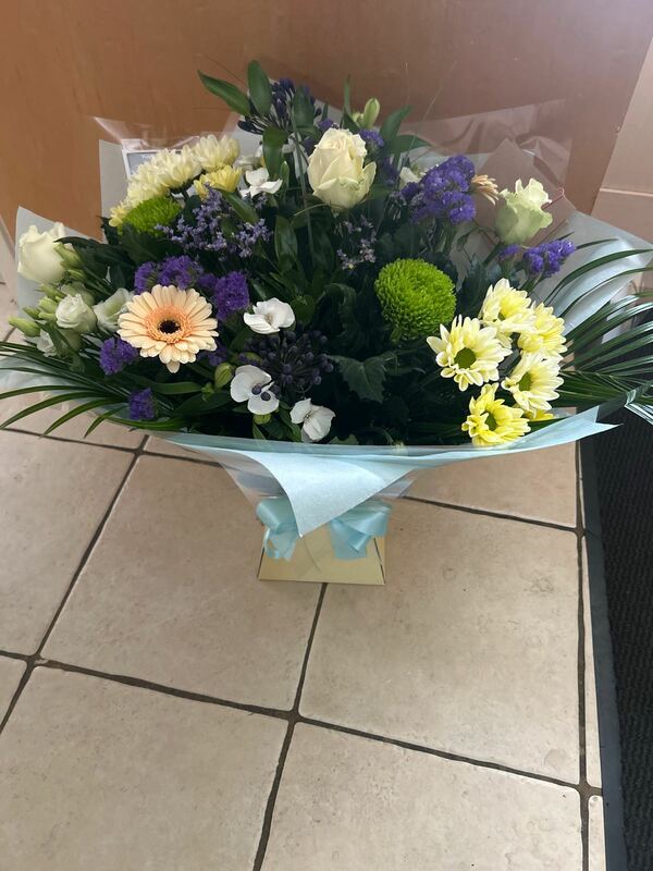 Flowers delivered to customer