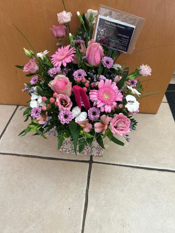 Flowers delivered to customer