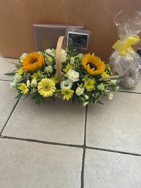 Flowers delivered to customer