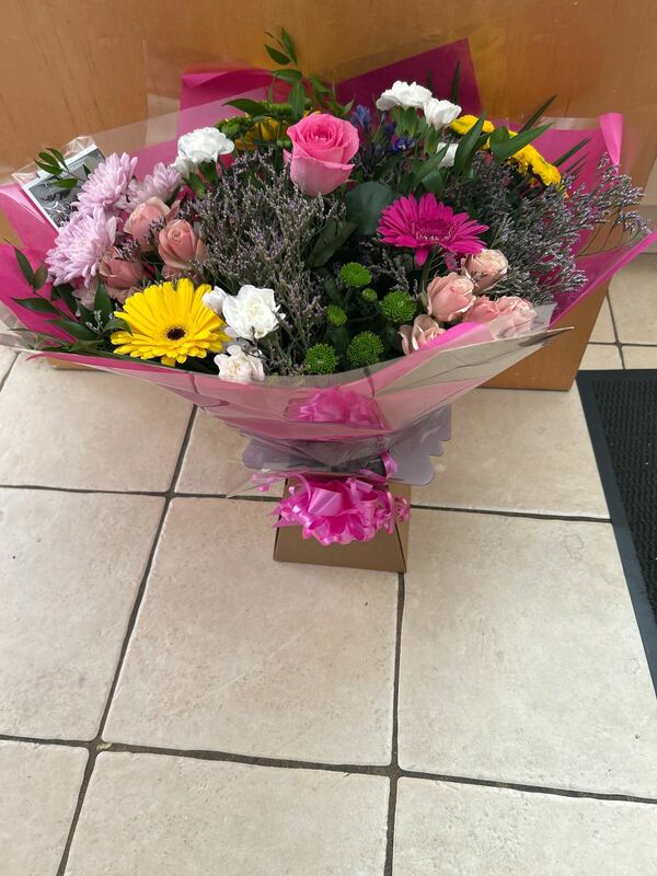 Flowers delivered to customer