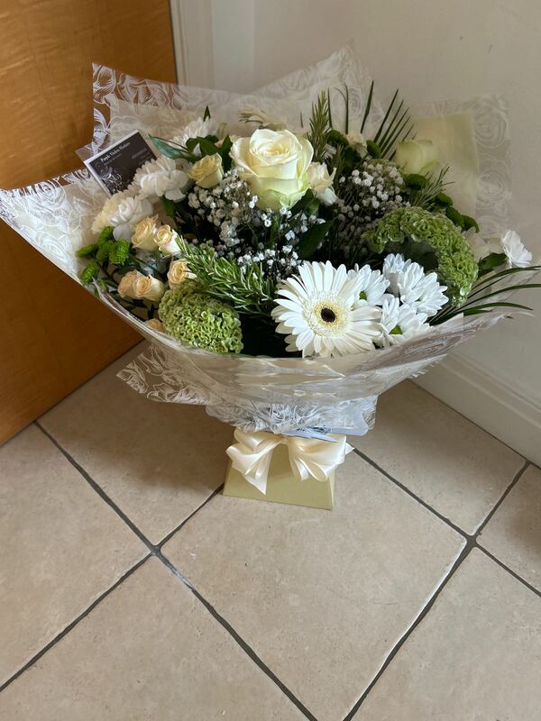 Flowers delivered to customer