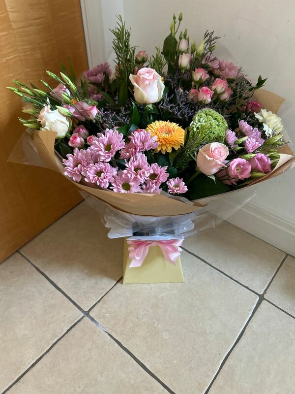 Flowers delivered to customer