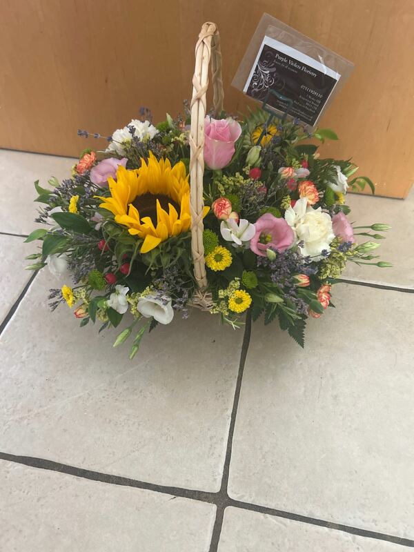 Flowers delivered to customer