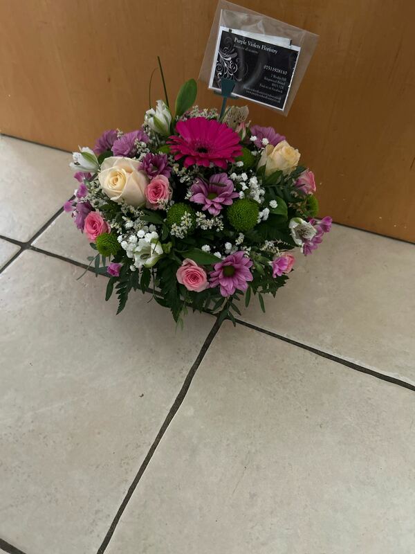 Flowers delivered to customer
