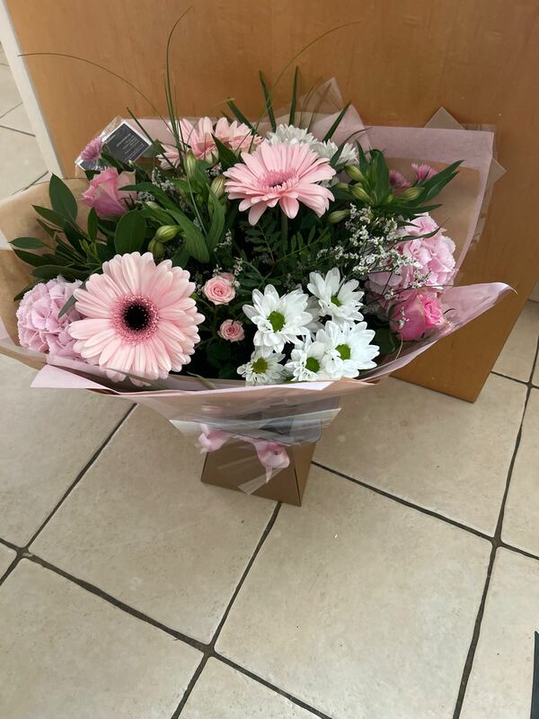 Flowers delivered to customer