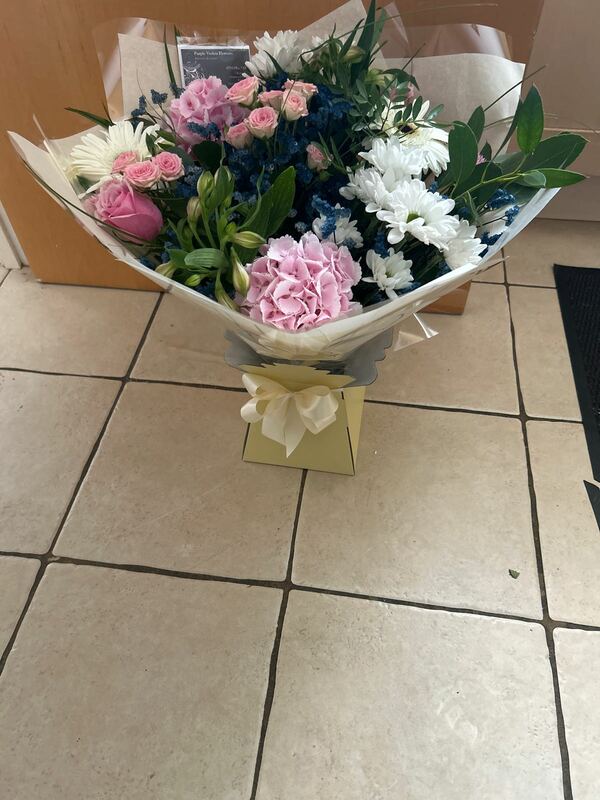 Flowers delivered to customer