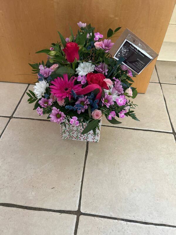 Flowers delivered to customer